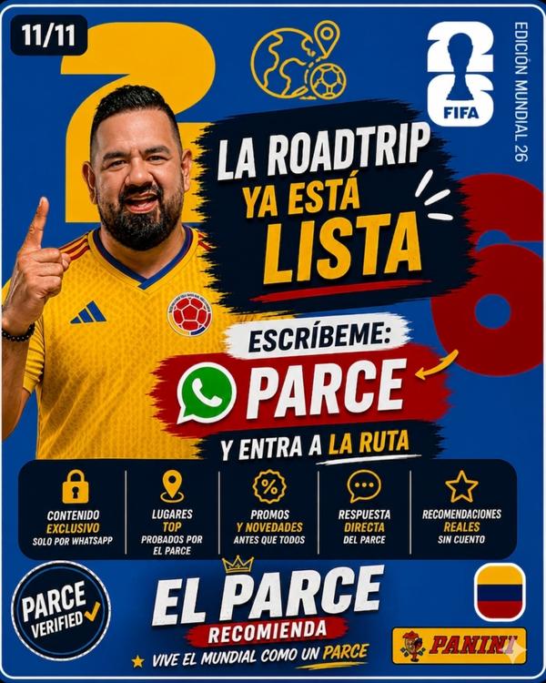 Mundial 2026 · Roadtrip del Parce